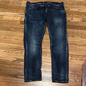 PRPS Men's Jeans - Dark wash lightly distressed, 40